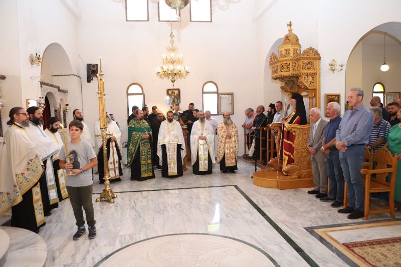 Υποδοχή της Εικόνας του Αγίου Γεωργίου Περιστερεώτα στην πανηγυρίζουσα Ιερά Μονή Μεταμορφώσεως του Σωτήρος Πρασινάδας Δράμας