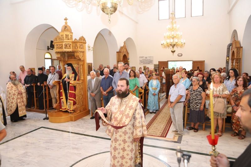 Υποδοχή της Εικόνας του Αγίου Γεωργίου Περιστερεώτα στην πανηγυρίζουσα Ιερά Μονή Μεταμορφώσεως του Σωτήρος Πρασινάδας Δράμας