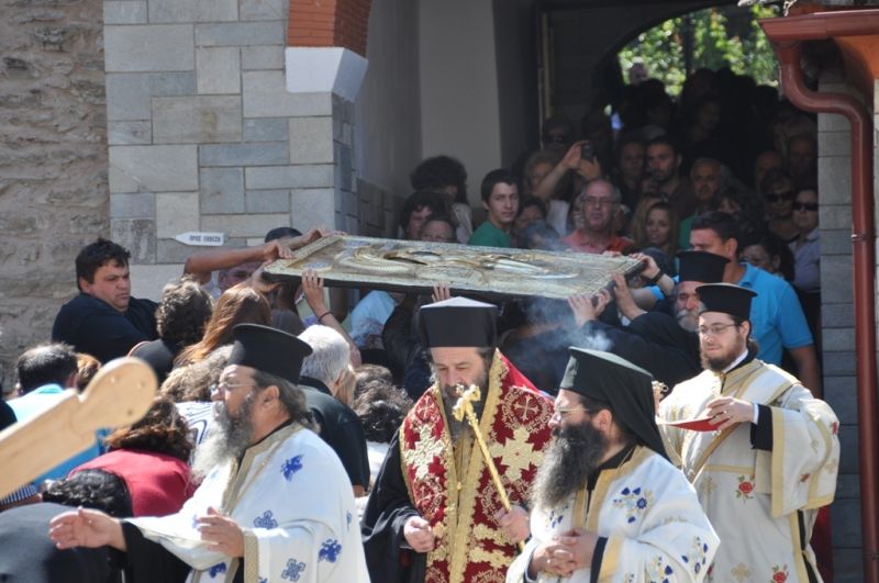 Η  ΕΟΡΤΗ  ΤΟΥ  ΓΕΝΕΣΙΟΥ ΤΗΣ  ΥΠΕΡΑΓΙΑΣ  ΘΕΟΤΟΚΟΥ  ΣΤΗΝ  ΙΕΡΑ  ΜΟΝΗ  ΕΙΚΟΣΙΦΟΙΝΙΣΣΗΣ