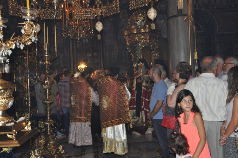 Ἑορτή τῆς Κοιμήσεως τῆς Θεοτόκου στήν Εἰκοσιφοίνισσα