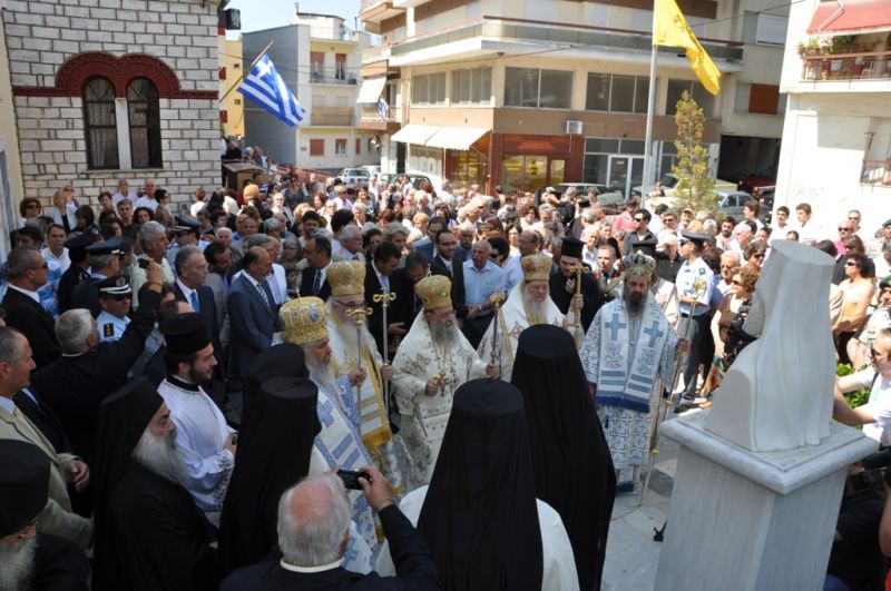 Εκατοστή ἐπέτειος  Ἐλευθερίων της Δράμας - Θυρανοίξια  ἱστορικού παλαιού Μητροπολιτικού Ναού 