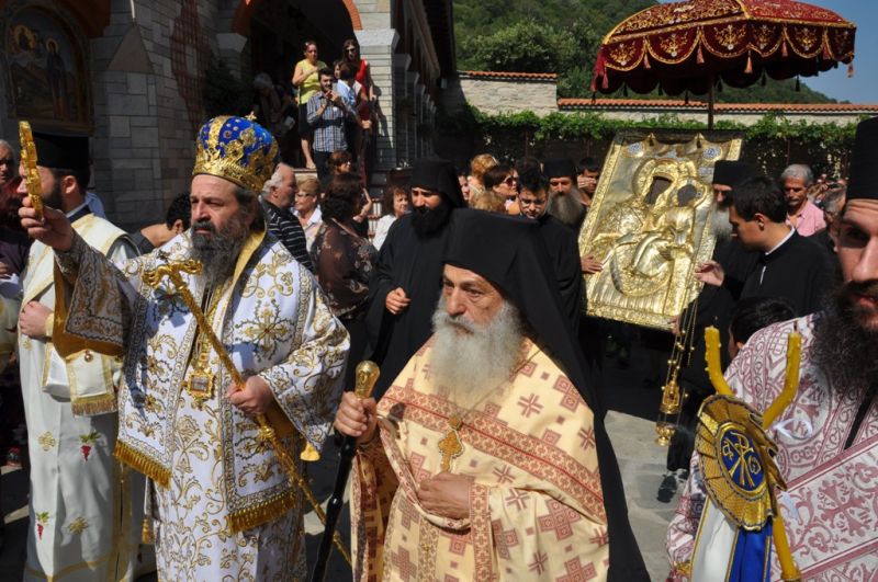 Ἑορτή τῆς Κοιμήσεως τῆς Θεοτόκου στήν Εἰκοσιφοίνισσα