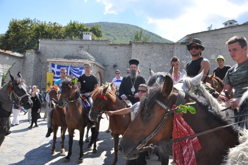 Η  ΕΟΡΤΗ  ΤΟΥ  ΓΕΝΕΣΙΟΥ ΤΗΣ  ΥΠΕΡΑΓΙΑΣ  ΘΕΟΤΟΚΟΥ  ΣΤΗΝ  ΙΕΡΑ  ΜΟΝΗ  ΕΙΚΟΣΙΦΟΙΝΙΣΣΗΣ