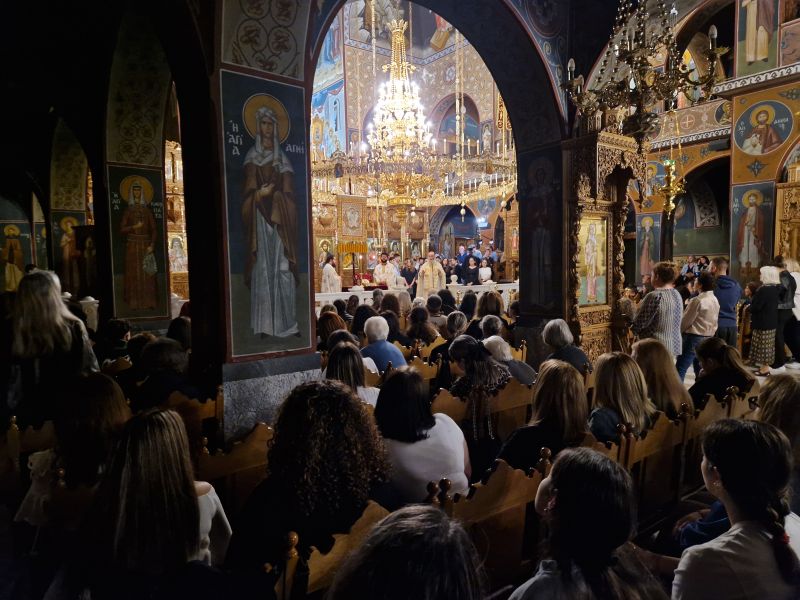 ΘΕΙΑ  ΛΕΙΤΟΥΡΓΙΑ ΓΙΑ ΤΟΥΣ ΔΙΑΓΩΝΙΖΟΜΕΝΟΥΣ ΜΑΘΗΤΕΣ